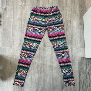 Colorful Geometric Girl Leggings